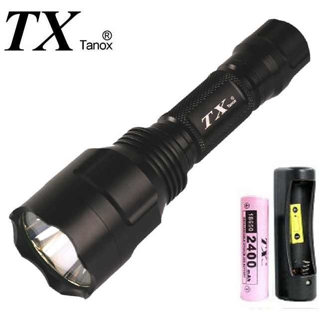 TX特林XML- T6 LED固定焦距大光杯強亮手電筒 (T-C8T6)