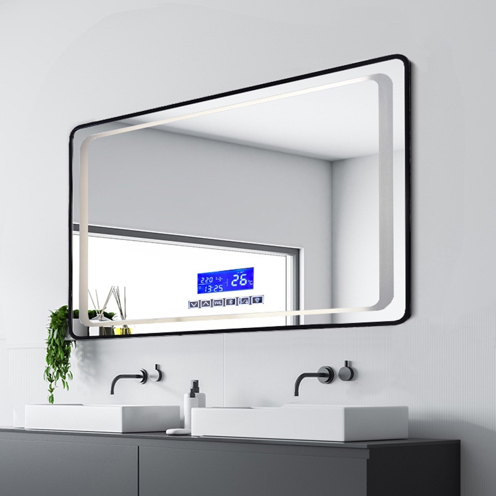 H&R安室家 慕尼黑藍芽版 LED燈掛鏡/浴鏡ZA0199( 觸控開關 單色光 藍芽功能可撥放音樂)