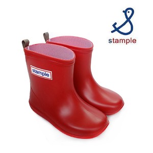 日本製 stample兒童雨鞋-紅色