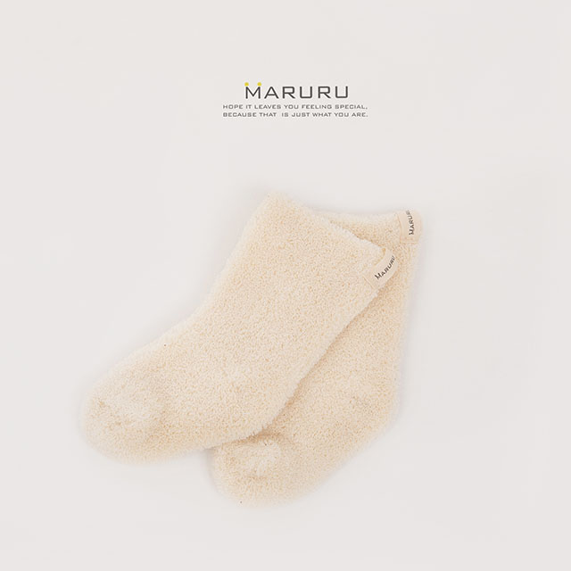 日本製 MARURU有機棉寶寶泡泡襪