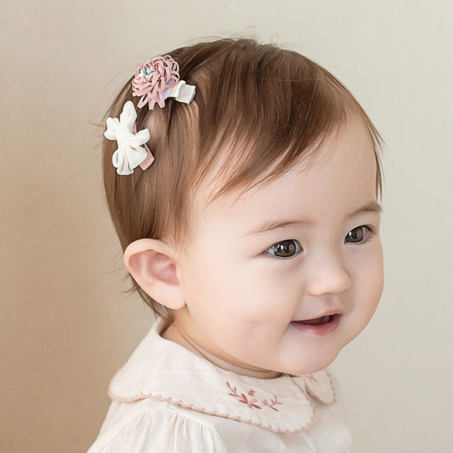 Happy Prince 韓國製 Michel女嬰兒童髮夾2件組-多色