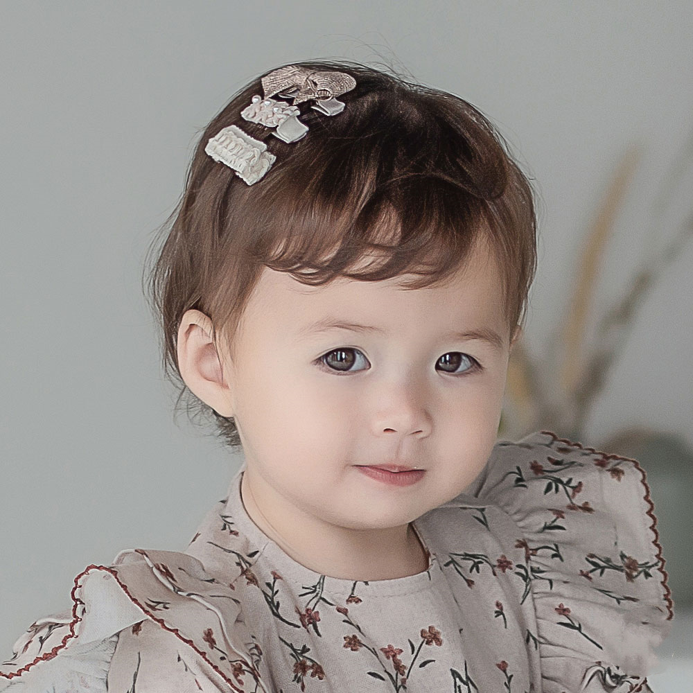 Happy Prince 韓國製 Mellow女嬰兒童髮夾3件組