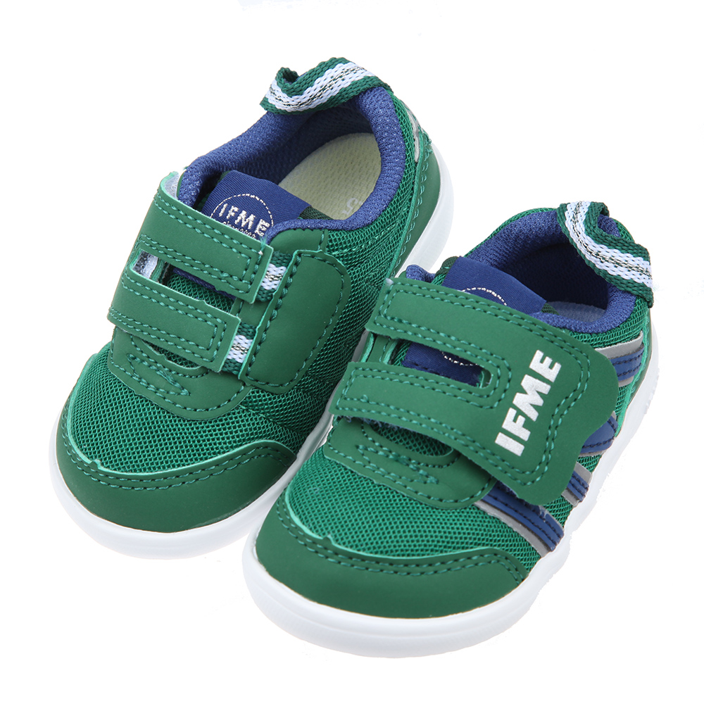 《布布童鞋》日本IFME輕量系列純粹綠寶寶機能學步鞋(12.5~15公分) [ P2S212C