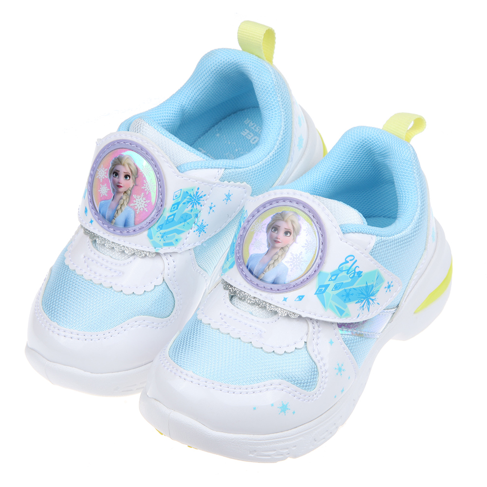 《布布童鞋》Moonstar冰雪奇緣二代LED電燈白色兒童機能運動鞋(15~19公分) [ I2N031M