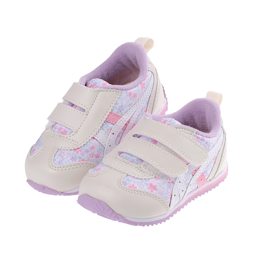 《布布童鞋》asics亞瑟士IDAHO寬楦櫻花粉寶寶機能學步鞋(13.5~15.5公分) [ J3A289G