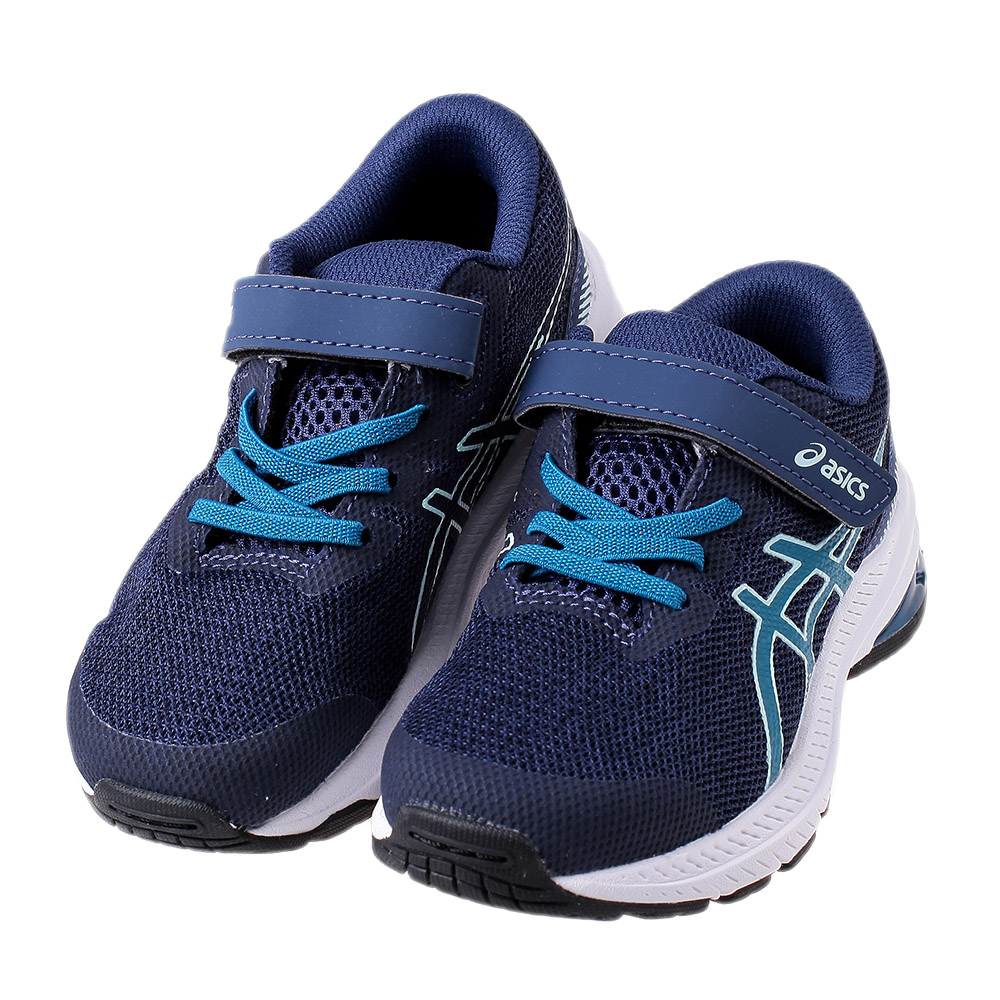 《布布童鞋》asics亞瑟士GT1000氣質深藍兒童機能運動鞋(17.5~220公分) [ J3F238B