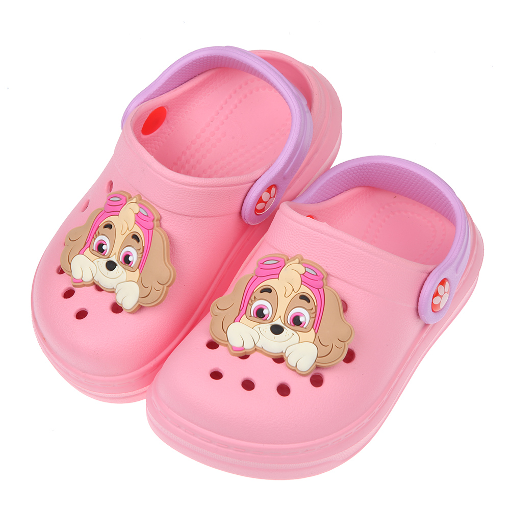《布布童鞋》汪汪隊天天立體圖樣粉色兒童布希鞋(15~20公分) [ M1P904G