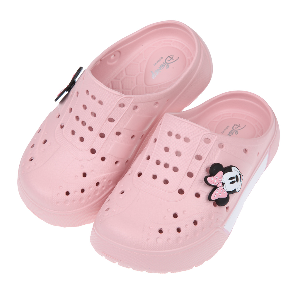 《布布童鞋》Disney迪士尼米妮粉紅兒童洞洞拖鞋(16~21公分) [ D1P04CG