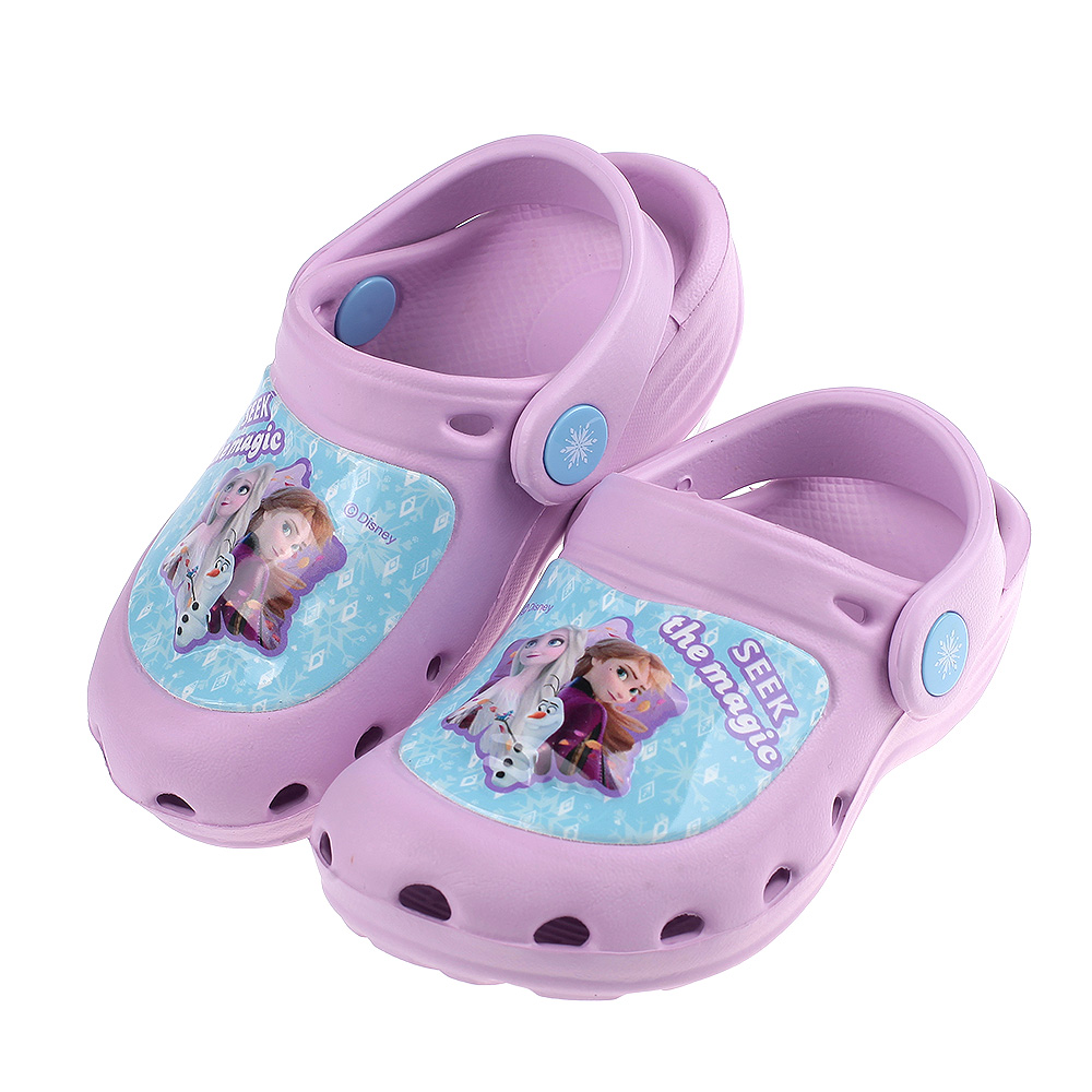 《布布童鞋》Disney冰雪奇緣紫色星星兒童電燈布希鞋(15~20公分) [ B3A437F