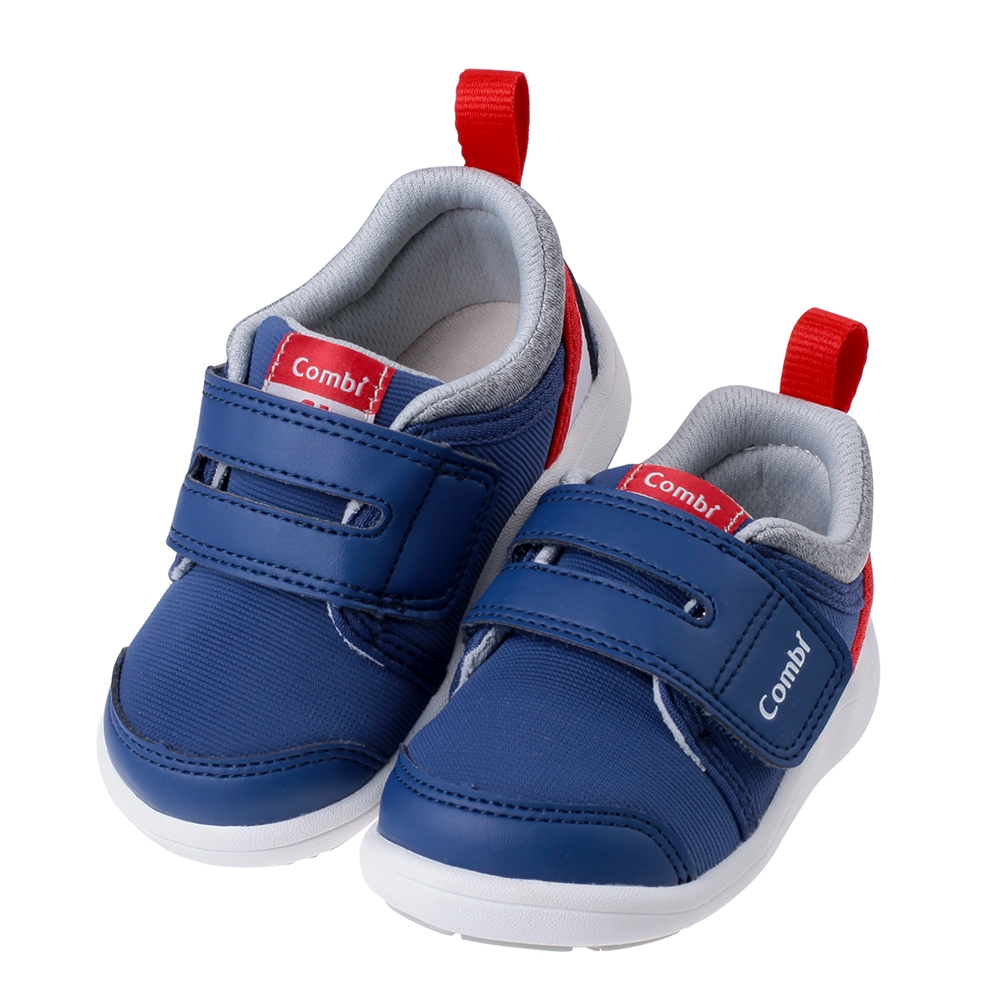 《布布童鞋》Combi深藍乖寶寶NICEWALK成長機能學步鞋(12.5~15.5公分) [ S3D1NBB