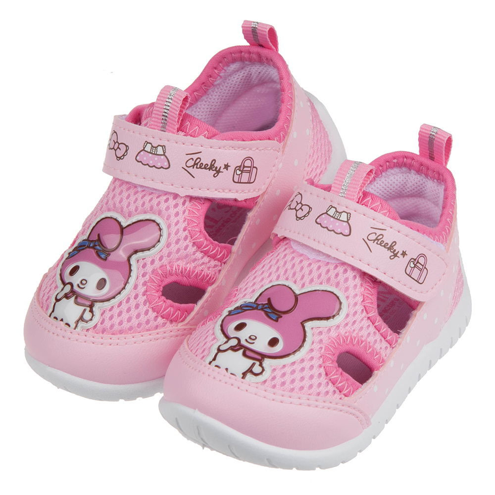 《布布童鞋》Melody美樂蒂愛漂亮粉紅色透氣兒童休閒鞋(14~18公分) [ C1E433G