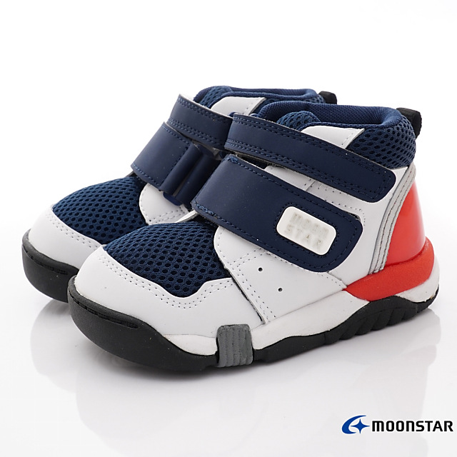 日本月星t機能童鞋-物理治療師推薦矯正頂級款-附鞋墊(MSCNC2835藍-16-20cm)