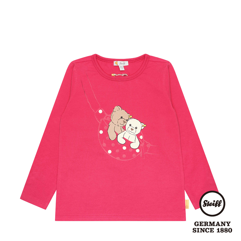 STEIFF德國精品童裝 - 長袖T恤衫 (背包裡的小熊們)