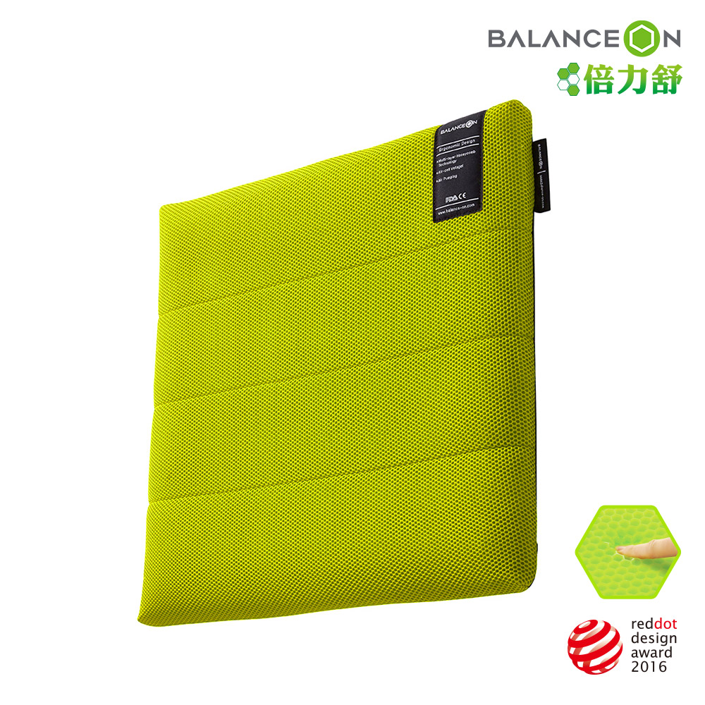 BalanceOn 倍力舒 蜂巢凝膠健康坐墊 M SIZE 綠色