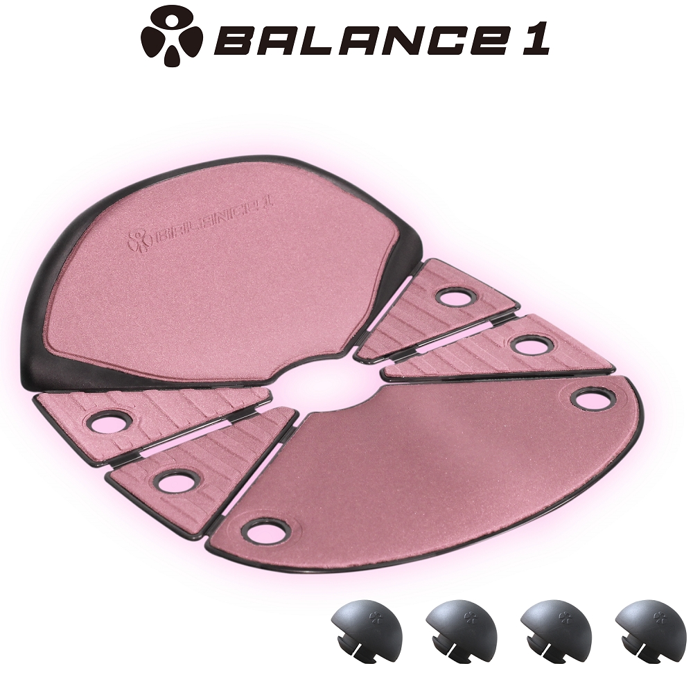 BALANCE 1 人體工學摺疊式按摩坐墊 粉紅色