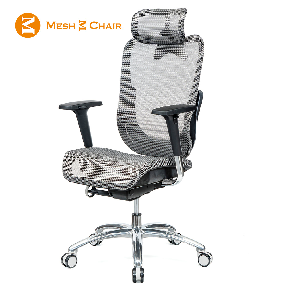 【Mesh 3 Chair】華爾滋人體工學網椅-尊爵版(銀灰)