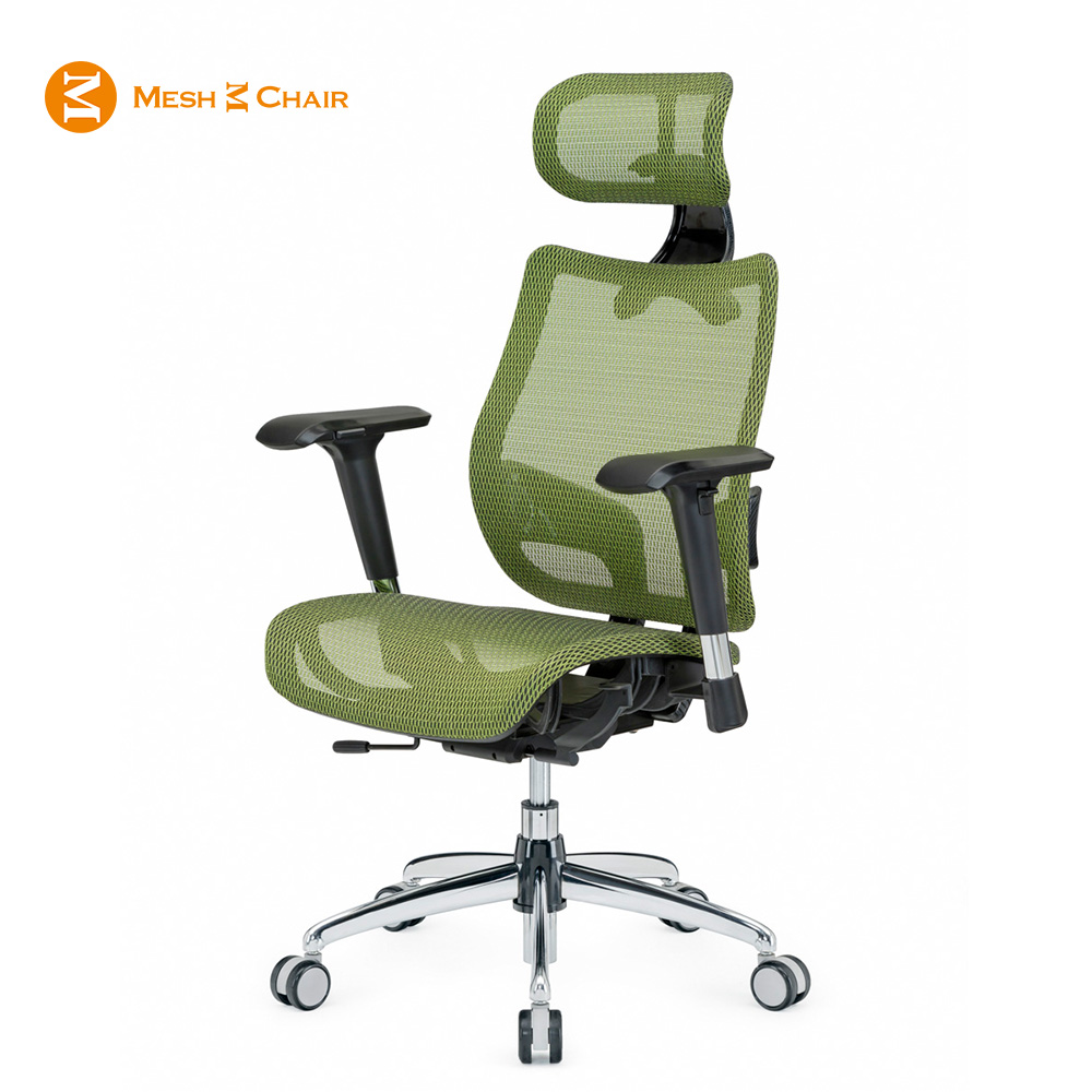 【Mesh 3 Chair】恰恰人體工學網椅-旗艦版(蘋果綠)