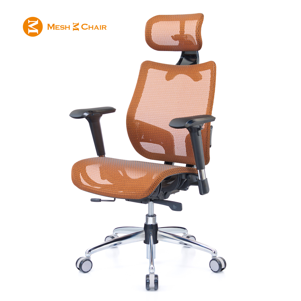 【Mesh 3 Chair】恰恰人體工學網椅-旗艦版(橘色)