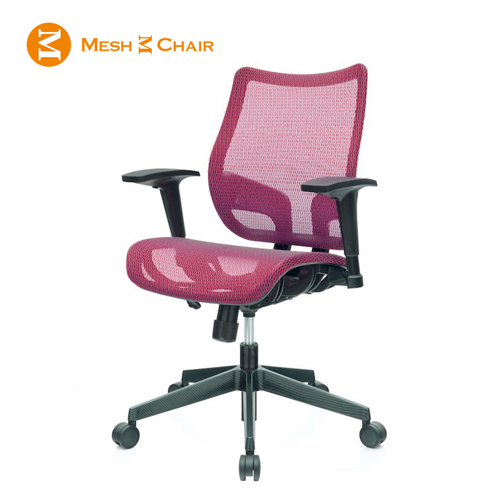 【Mesh 3 Chair】恰恰人體工學網椅-無頭枕SH01(紅色)