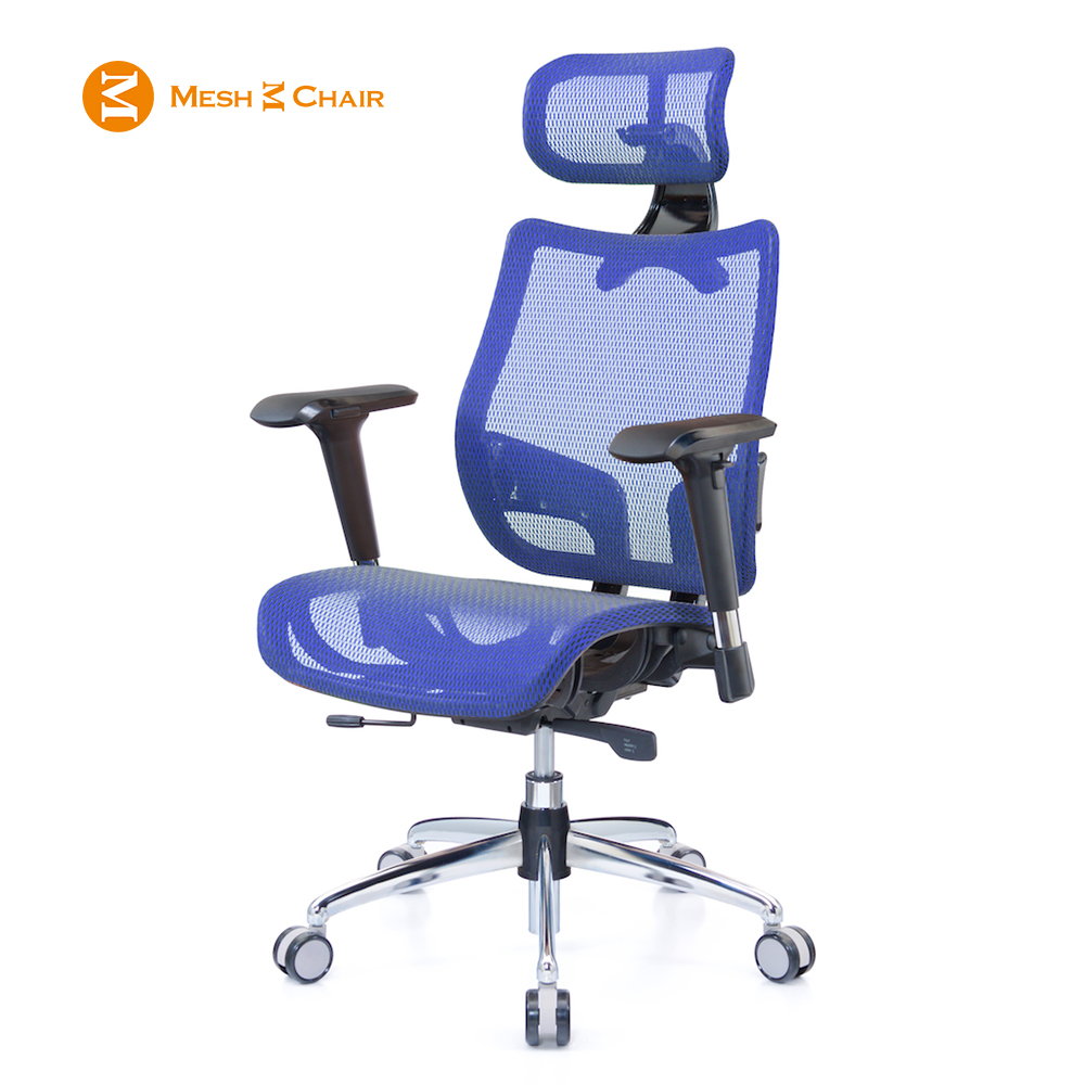 【Mesh 3 Chair】恰恰人體工學網椅-旗艦版(藍色)