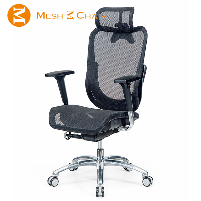 【Mesh 3 Chair】華爾滋人體工學網椅-尊爵版(酷黑)