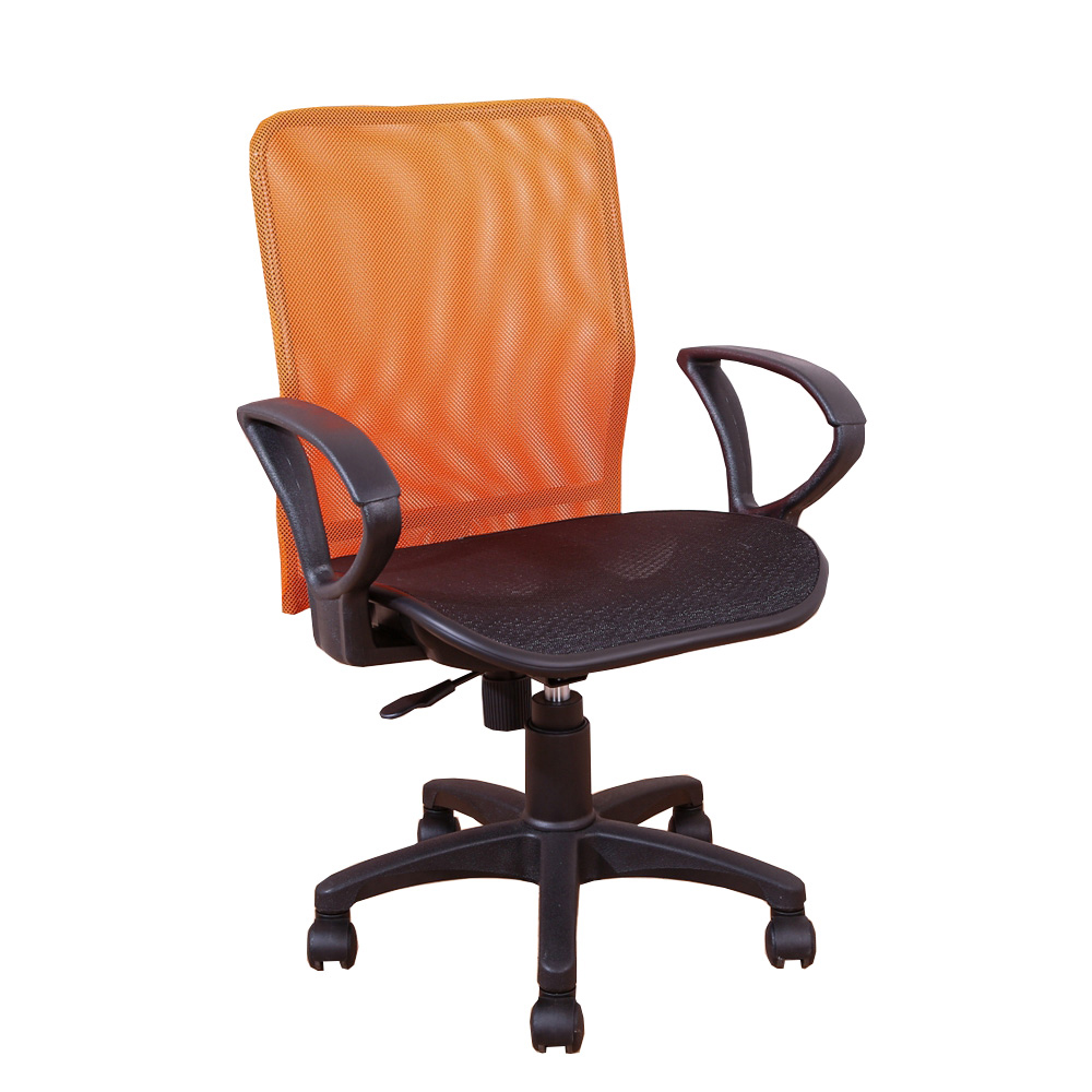 《DFhouse》迪拉德-全網電腦辦公椅-橘色