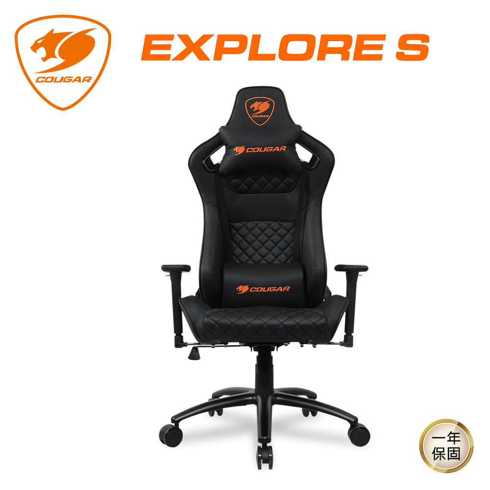 COUGAR 美洲獅 EXPLORE S 電競椅 遊戲椅-黑色