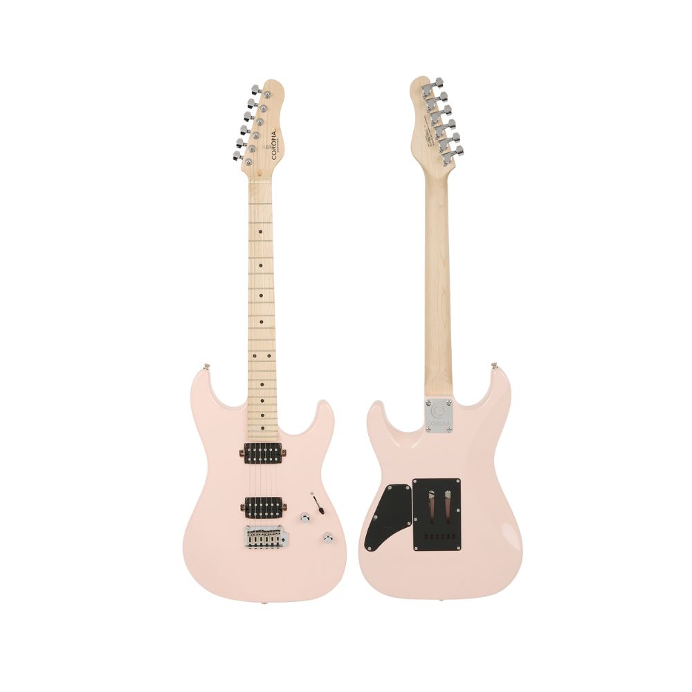 CORONA MODERN Standard ST M22F/M 楓木 電吉他 [玫瑰粉紅色 贈送新手超值五大好禮
