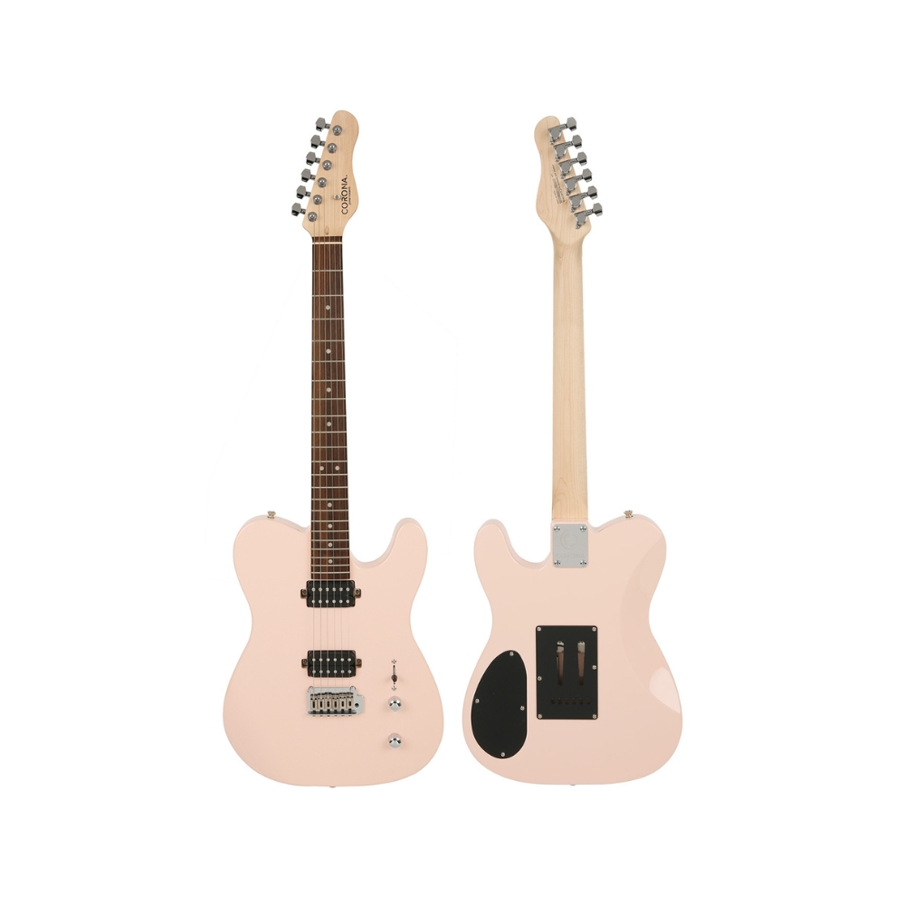 Corona Modern Standard Tele T22F/L 玫瑰木指板 電吉他 [貝殼粉紅色 贈送新手超值五大好禮