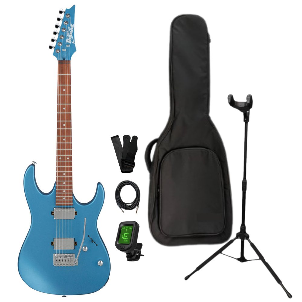 Ibanez GRX120SP MLM 電吉他+琴架豪華組 金屬淺藍 (原廠公司貨)