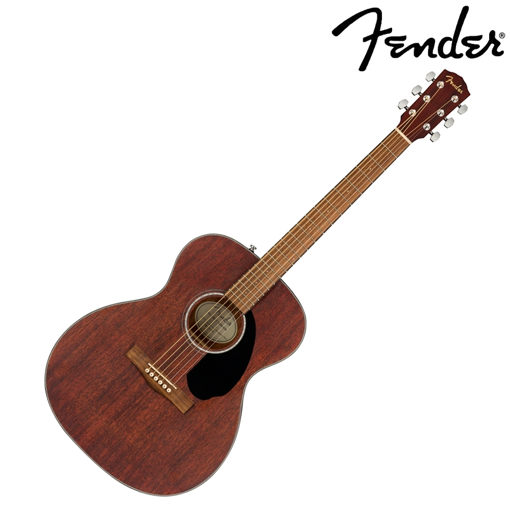 『FENDER 木吉他』Concert型桶身面單板民謠吉他 CC-60S 桃木款 / 含琴袋、肩帶、匹克 / 公司貨