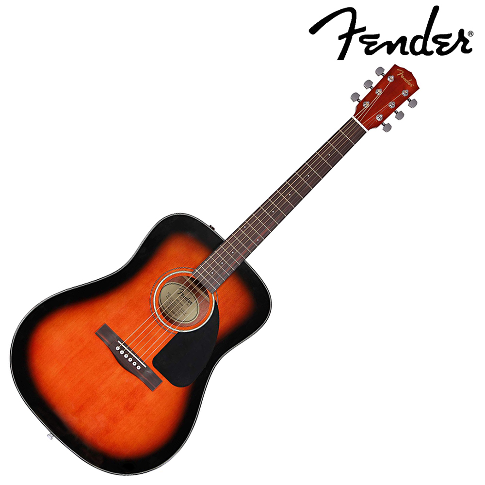 『FENDER 木吉他』Concert型桶身面單板民謠吉他 CC-60S 漸層款 / 含琴袋、肩帶、匹克 / 公司貨