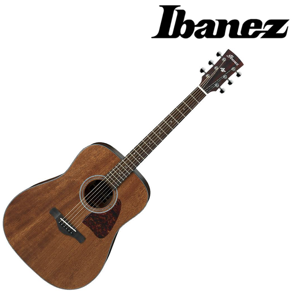 『IBANEZ 木吉他』Dreadnought桶身面單板民謠吉他 AW54-OPN / 含琴袋、肩帶、匹克 / 公司貨