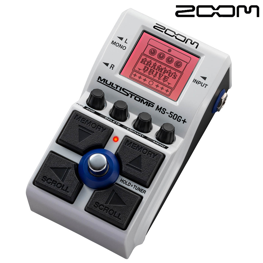 『ZOOM』電吉他單顆型綜合效果器 MS-50G+ / 公司貨保固