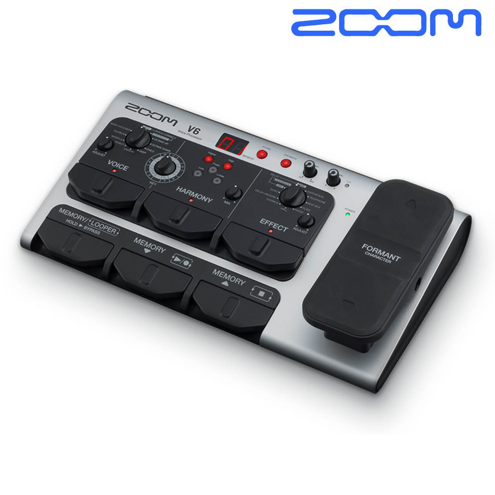 『ZOOM』多功能人聲綜合效果器 V6-SP / 公司貨保固