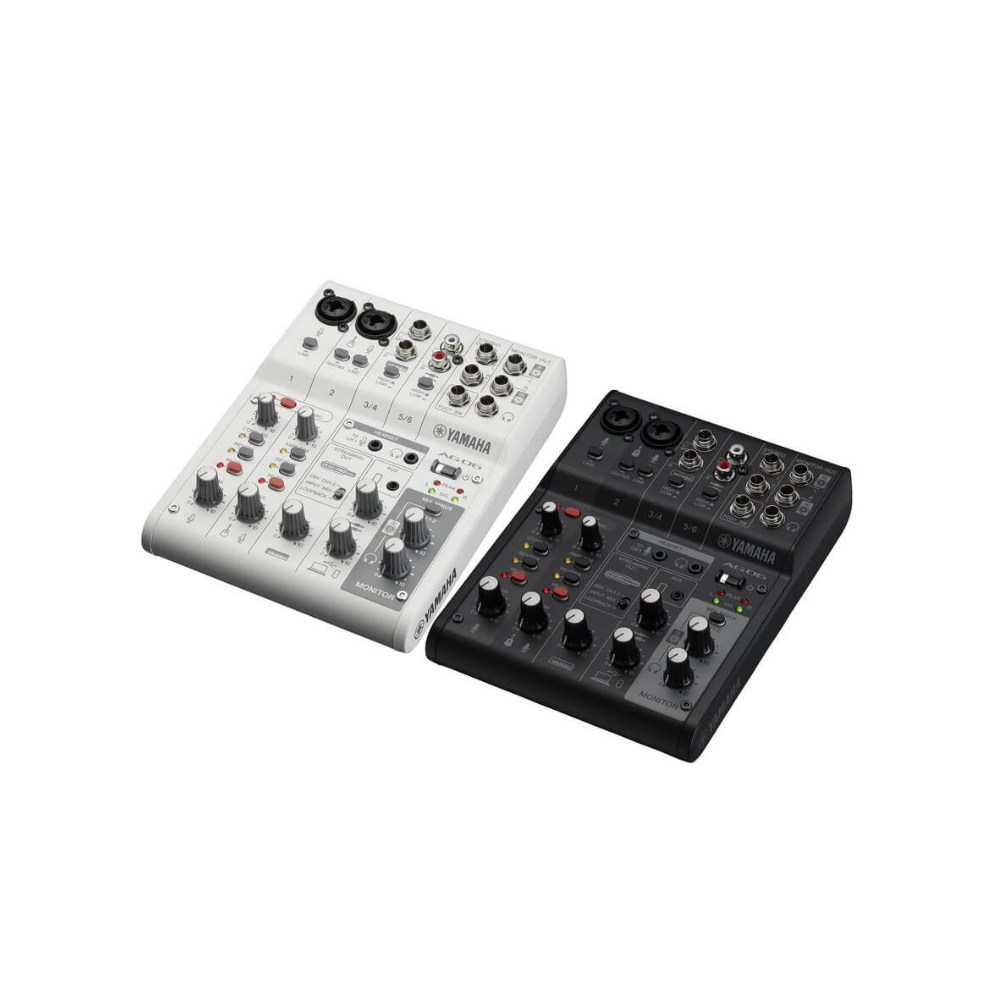 YAMAHA 山葉AG06 MKII 混音器 黑/白 兩色款 內建DSP效果器(原廠公司貨 商品保固有保障)