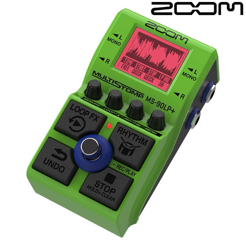 『ZOOM』單顆型綜合Looper迴圈錄音鼓機效果器 MS-90LP+ / 公司貨保固
