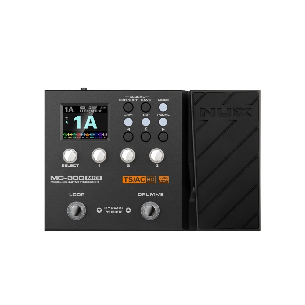 NUX MG-300 MKII MK2 電吉他綜合效果器/錄音介面 贈送效果器袋(原廠公司貨 商品皆有保固一年)