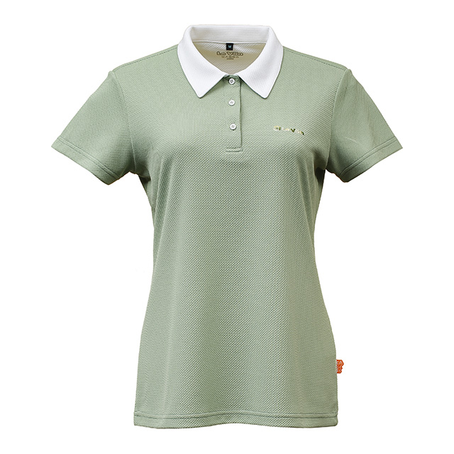 【LeVon】LV7426 - 女吸濕排汗抗UV短袖POLO衫 - 森林綠