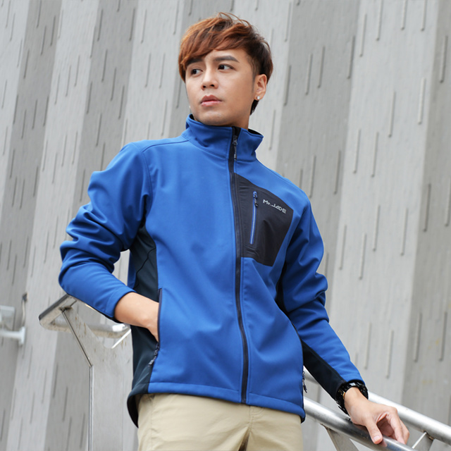 Mt.JADE 男款 Fuse抗風潑水保暖外套 多口袋設計/休閒穿搭-深藍