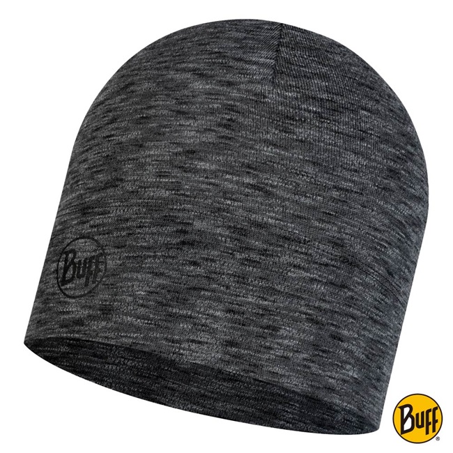 【西班牙 BUFF】保暖 250 gsm美麗諾羊毛帽-編織岩灰BF118008-901#登山健行#帽子