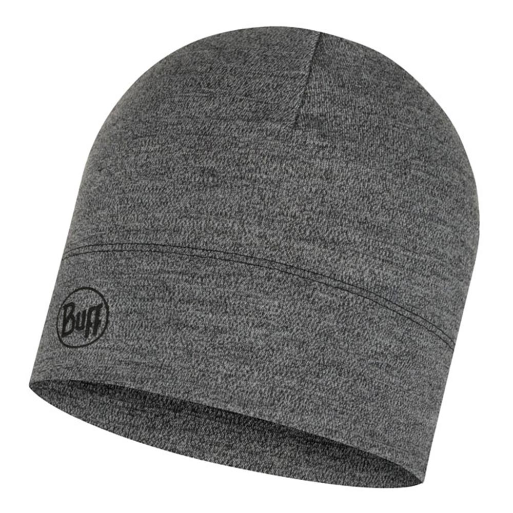 【西班牙 BUFF】保暖 250 gsm美麗諾羊毛帽-薄霧灰BF118007-933#登山健行#帽子