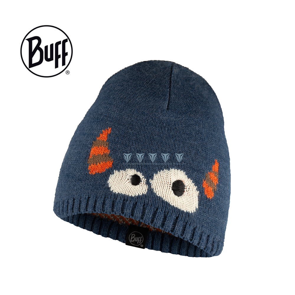 【BUFF】Lifestyle BFL129626 BONKY 兒童針織保暖造型帽-丹寧藍