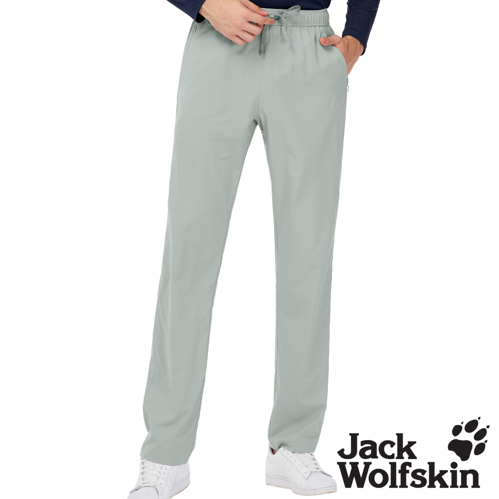 【Jack Wolfskin 飛狼 】男 鬆緊設計涼感休閒長褲 登山褲『巖灰』