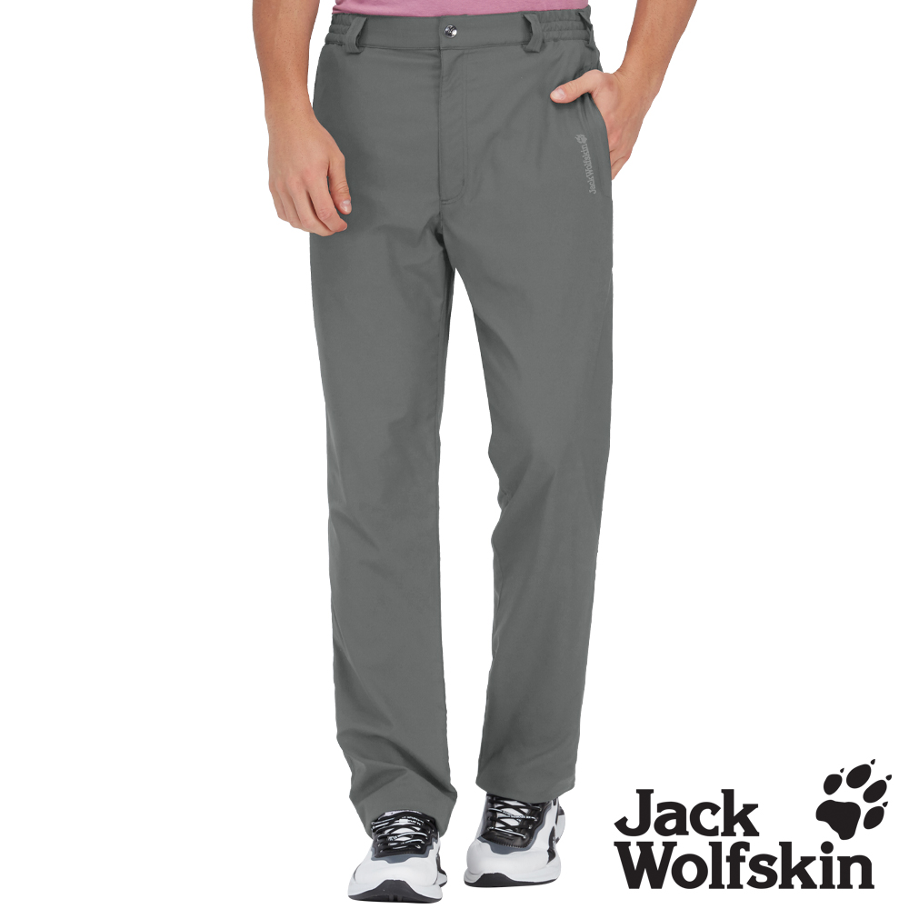 【Jack Wolfskin 飛狼 】男 俐落率性涼感休閒褲 登山褲『岩灰』