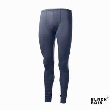 【荷蘭Black Rain】男款 銀離子保暖褲 BR602042 (58丈青條紋)