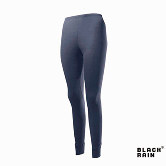 【荷蘭Black Rain】女款 銀離子保暖褲 BR602041 (58丈青條紋)