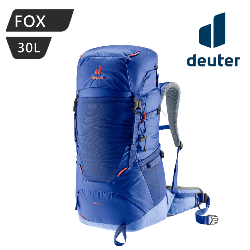 Deuter FOX 拔熱透氣背包3611122 藍色 / 30+4L