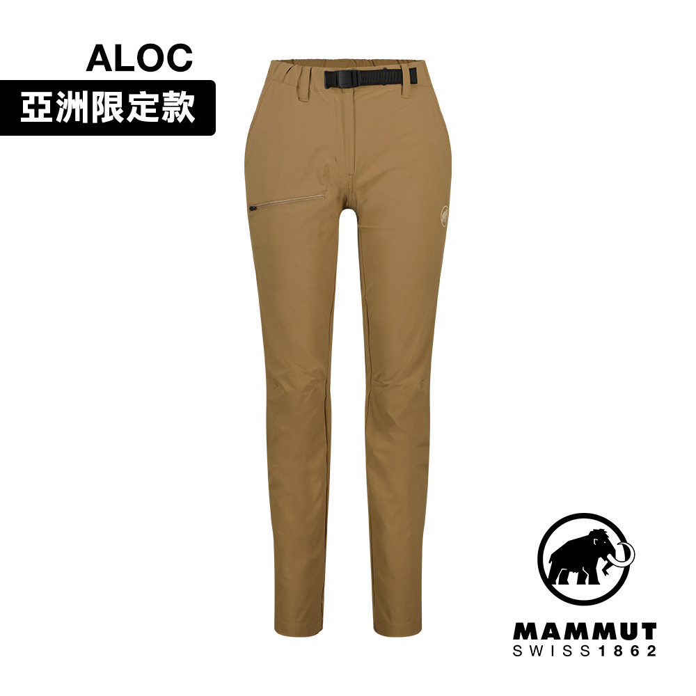 【Mammut 長毛象】 Aegility Pants AF W 日系機能舒適防潑水長褲 深沙褐 女款 #1022-02240