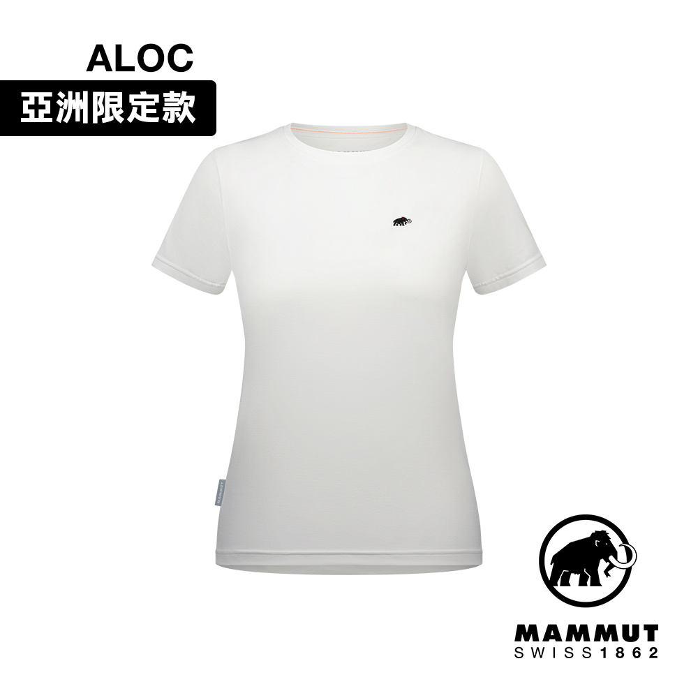 【Mammut 長毛象】Mammut Essential T-Shirt AF W 防曬短袖T恤 女款 白PRT1 #1017-05090